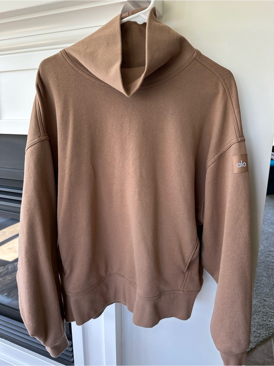 ALO Yoga Tops - Alo Hazy Mock Neck Pullover